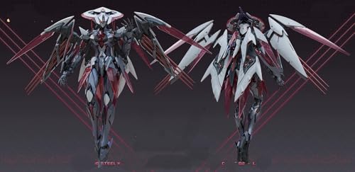 1/100 スケール龍紋鏢局 DP-H02 嵐羿LAN YI ランイープラモデルキット塗装済メカ 機甲 可動 組み立て プラモデル プラスチック製機甲ロボットフィギュア アクションモデルフィギュアプレゼント高25.8cm XIAOT組立キット夜凌電磁弩付属 置物おもちゃ 中国風プラモ機甲