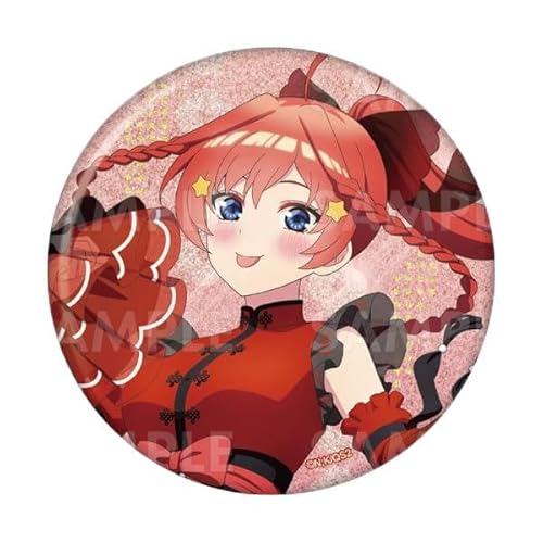 TVスペシャルアニメ『五等分の花嫁*』金魚絢爛 76mmグリッター缶バッジ 中野五月B