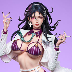【前入金 銀行振込のみ】EVOLUTION CITY SERIES Fengyulan illustration by 毒瘤 1/4 スタチュー ホワイトエディション