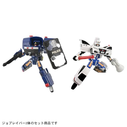 タカラトミー(TAKARA TOMY) トミカ ジョブレイバー TJBDX ポリスブレイバー 機動隊＆交通機動隊 Wセット ミニカー おもちゃ 3歳以上