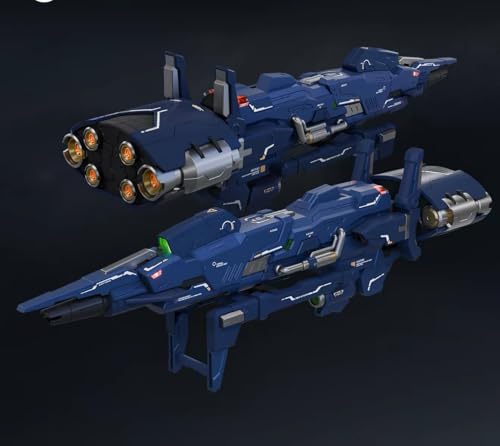 1/100 1/144スケール対応 変形可能行星軌道防衛砲プラモデルキット 塗装済メカ 機甲 可動 組み立て ビーム砲 プラモデルプラス武器拡張パーツ 全長約30cm プレゼント 千秋賞組立キット [並行輸入品]