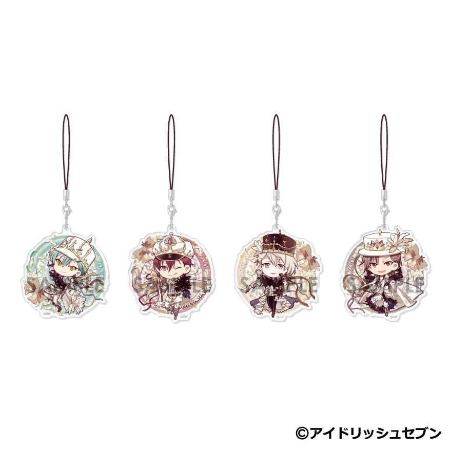 【予約2025年12月】アイドリッシュセブン きゃらふぃーゆアクリルストラップ〜5th Anniversary〜BOX.C (4パック入り) ソル・インターナショナル