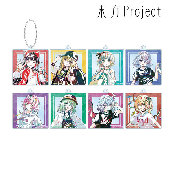 東方Project 松本能人イラスト 現代風ファッションver. トレーディング Ani-Art アクリルキーホルダー 8個入りBOX