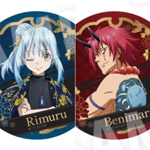 転生したらスライムだった件 トレーディングラメ缶バッジ(和装)引きver. 6個入りBOX