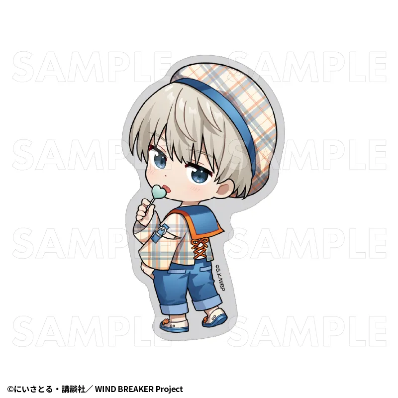 【予約2026年02月】TVアニメ「WIND BREAKER」【チェックセーラー】 ステッカー【梶 蓮】 ティームエンタテインメント