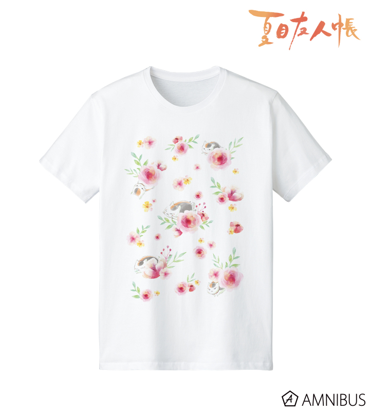 ニャンコ先生 Ani-Art Tシャツ シロ/レディース