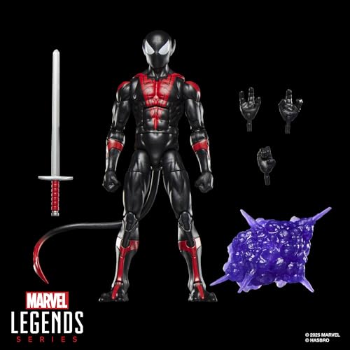 ハズブロ(Hasbro)MARVEL マーベルレジェンド・シリーズ アンキャニィスパイダーマン(ナイトクローラー) レトロ ブリスターパッケージ コミックス コレクター向けアクションフィギュア G2352 正規品