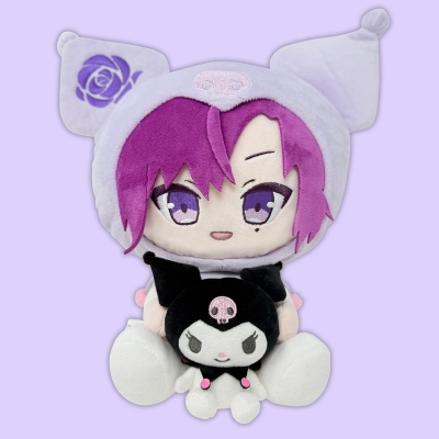 【グッズ(音楽)】ぬいぐるみ 浦島坂田船×サンリオキャラクターズ　ぬいぐるみ　志麻×クロミ