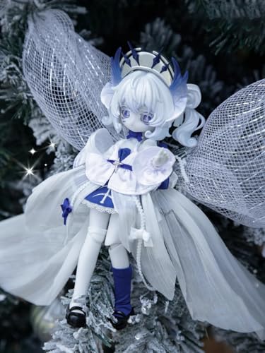 節気の癒し」 BJDブラインドドール シリーズ 高約17cm PVC&ABS素材 1/12 BJDスペシャルボディ 女の子のギフト 関節可動フィギュア 塗装済み プレゼントハンドモデルの装飾品(Gray)