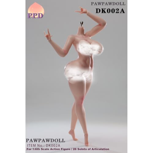 HiPlay PAWPAW DOLL 1/6 女性 素体 シームレス素体 DK002A 美白肌 ボディ フィギュア 超可動