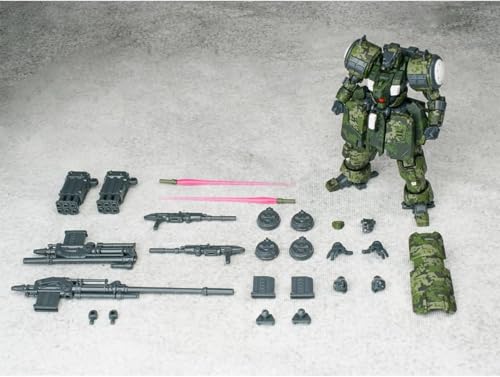 LEBOO 酋長大陸 1/144 超動騎兵 ザロフ砲撃型 迷彩グリーン 色分け済みプラモデル 組立キット