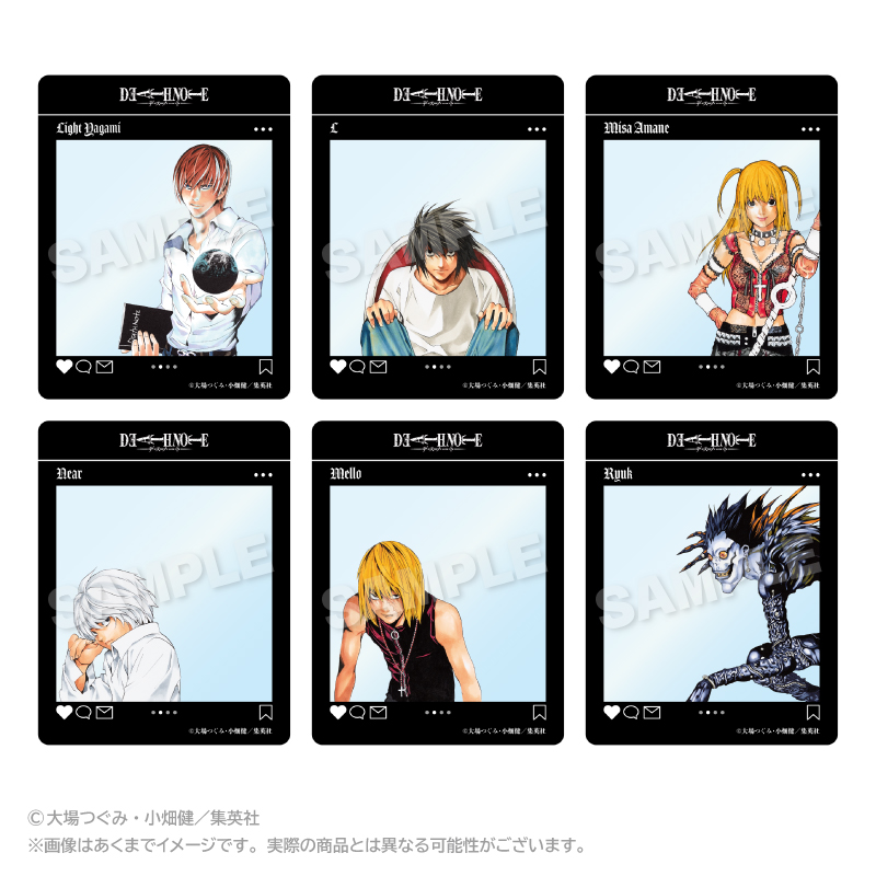 DEATH NOTE_トレーディングSNS風クリアカード2 【BOX／6パック入り】