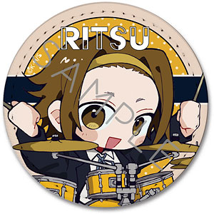 『けいおん！』 レザーバッジ(丸形) C(田井中律)