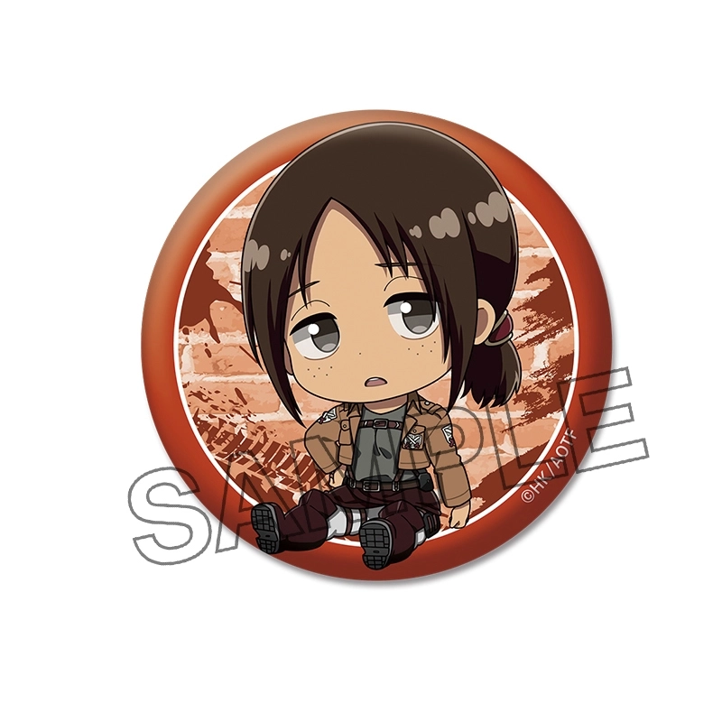 【予約2025年12月】進撃の巨人 ぺたん娘缶バッジ vol.2 ユミル ペンギンパレード