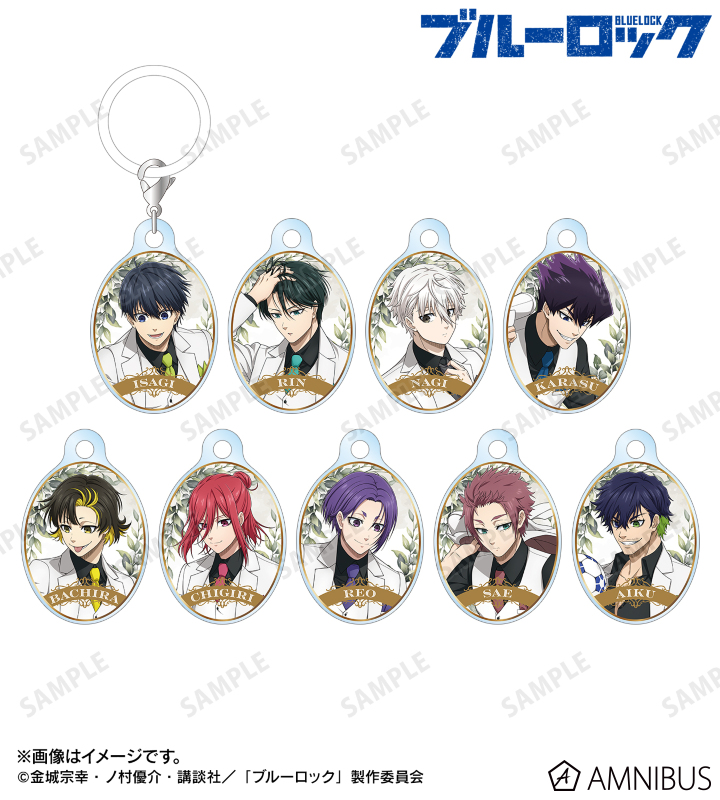 描き下ろし スーツモデルver. 第2弾 トレーディング目印ミニアクリルチャーム