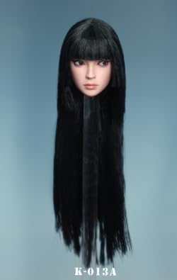 [AC]JKTOYS 1/6 アジア美女ヘッド 冷月 可動眼 K-013A 可動 アクションフィギュア用 ヘット