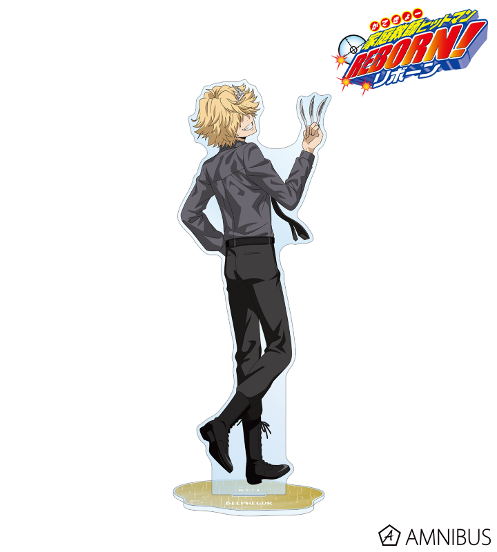 描き下ろし ベルフェゴール（10年後） 戦う背中×雨ver. 特大アクリルスタンド