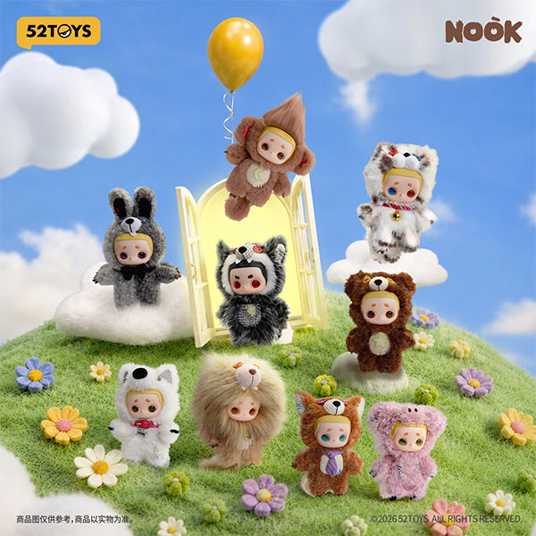 BLINDBOX NOOK けものボーイフレンド シリーズ ぬいぐるみストラップ 8個入りBOX