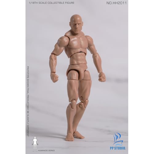 HiPlay PP STUDIO 1/18 男性 関節素体 サンタン肌 怒り肩 NO.HH2011 ボディ フィギュア ヘッド付き 超可動