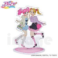【予約販売】アイカツ！アクリルスタンド (2体セット)  まどか＆のの 私服でおでかけver.
