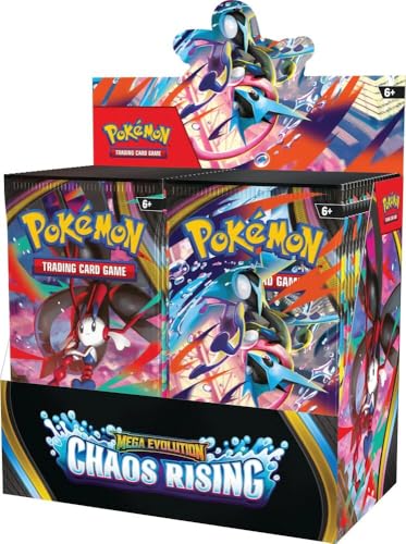 ポケモンTCG メガエボリューション カオスライジングブースターディスプレイ