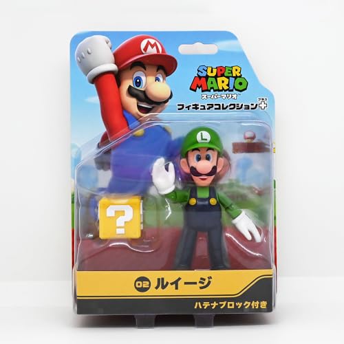 三英貿易(Sanei Boeki) スーパーマリオフィギュアコレクション プラス ルイージ ハテナブロック付き FCP-002