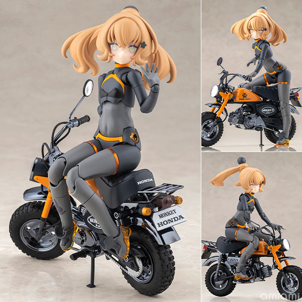 メガミデバイス PUNI☆MOFU レーシングトゥ with Honda Z50J-1 モンキー プラモデル