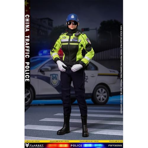 HiPlay FLAGSET 1/6 チャイナ・トラフィック・ポリス FS73055 可動フィギュア 塗装済み 完成品
