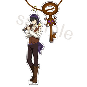 「家庭教師ヒットマンREBORN！」描き下ろし パイレーツ衣装 ワイヤーキーホルダー 04.雲雀恭弥