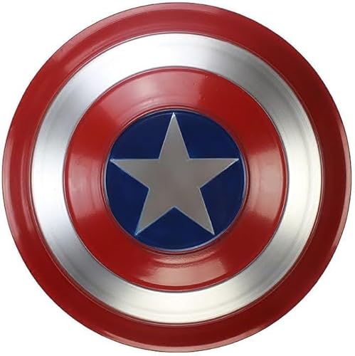 キャプテン・アメリカ シールド マーベル 大型 直径 47cm コスプレ 塗装済み 完成品 アルミ合金製 盾 ハイクオリティ 人気 スーパーヒーロー アベンジャーズ リーダー Captain America プロ 合金素材 メタル風 戦場風 塗装 リアル アメリカンコミック 子供 おもちゃ ハロウィン 祭り イベント 花火大会 ガチャガチャ プレミアム ロールプレイアイテム コレクション用