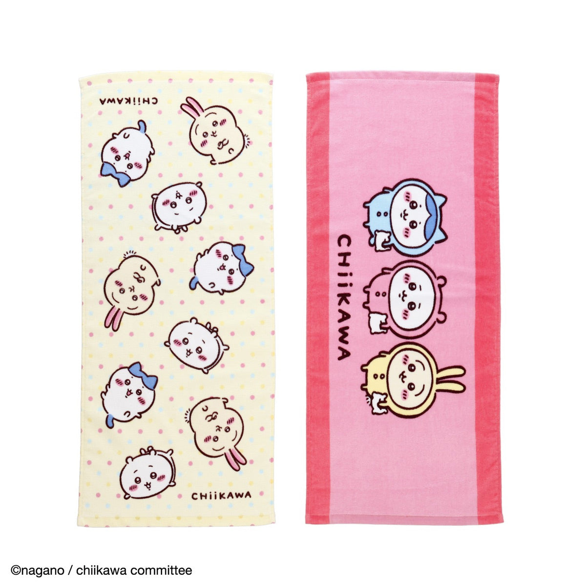 ちいかわ アニメ『ちいかわ』 フェイスタオル2枚組(いつもいっしょ)