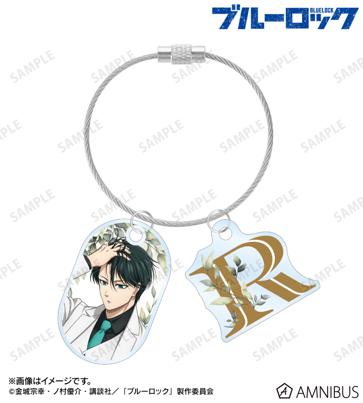 描き下ろし 糸師 凛 スーツモデルver. 第2弾 2連ワイヤーアクリルキーホルダー