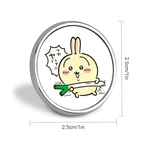 バッジ 円形 25mm ちいかわお ブローチ ピンブローチ ピンバッジ ラペルピン ピンバッジ エスディージーズ 襟章 薄型 バッグ飾 コレクション プレゼント