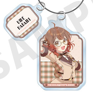 「学園アイドルマスター」 ワイヤーアクリルキーホルダー めがね×ラテコーデver. (花海佑芽)