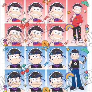 TVアニメ「おそ松さん」 描き下ろしイラストカードセット デコラver.