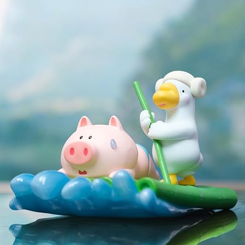 XFREE Fruit Goose vs. Dudu Pig「Rampage Check-In Squad」シリーズ PVC&ABS製 トレーディングフィギュア 6個入りBOX