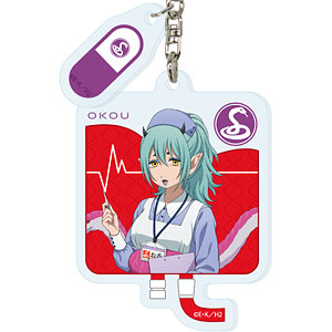 パーツ付きアクリルキーホルダー「TVアニメ『鬼灯の冷徹』」02/お香 お医者さんver.(描き下ろしイラスト)