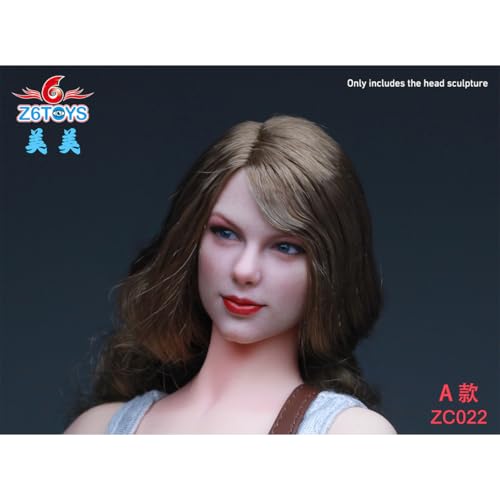 HiPlay Z6TOYS 1/6 アジア美人 美美 メイメイ ZC022A 可動眼 ドール用 頭 塗装済み