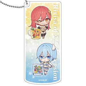 スライド式小物ケース「2.5次元の誘惑」02/ノキエル＆アリエル ドリンクver.(ミニキャライラスト)