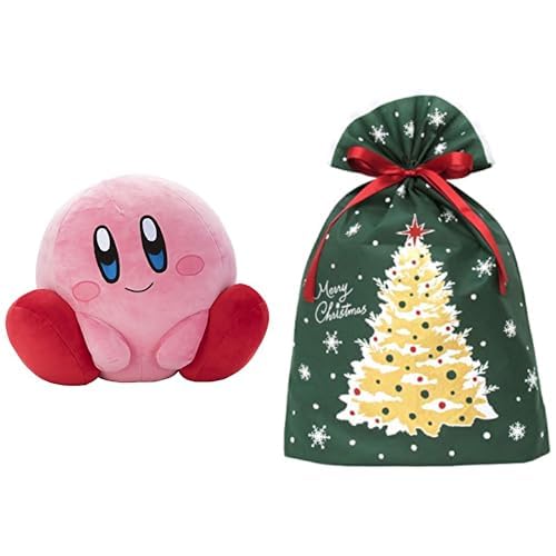 星のカービィ／Ｍｏｃｃｈｉ－Ｍｏｃｃｈｉ－ＧａｍｅＳｔｙｌｅ／カービィ + クリスマス ラッピング袋 セット D