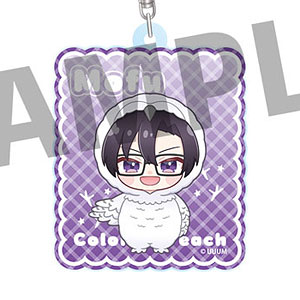 カラフルピーチ ミニキャラアクリルキーホルダー もふ