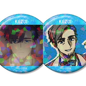 MILGRAM -ミルグラム- カズイ 場面写ホログラム缶バッジ2個セット