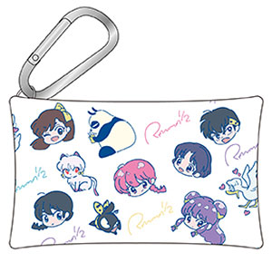 らんま1/2 カラビナ付きクリアポーチ