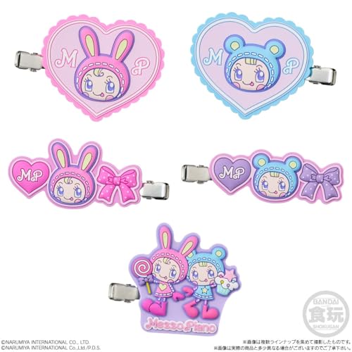 バンダイ(BANDAI) ナルミヤキャラクターズ ラバークリップ付きグミ 12個 BOX 食玩