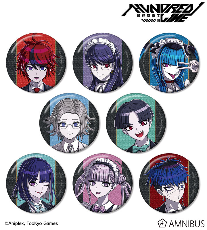 描き下ろし メイド&執事ver. トレーディンググリッター缶バッジ