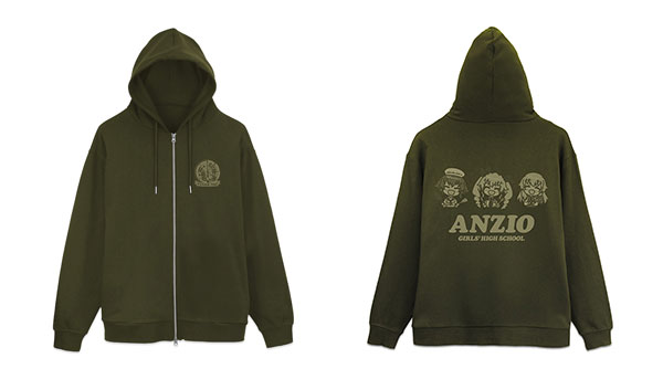 ガールズ＆パンツァー 最終章 アンツィオ高校 ジップパーカー/MOSS-XL（再販）