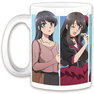 青春ブタ野郎はサンタクロースの夢を見ない マグカップ 麻衣＆卯月＆郁実＆紗良＆美織＆ミニスカサンタ