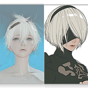 NieR Series ミニ色紙コレクション illustration by D.K Vol.1　24パック入りBOX