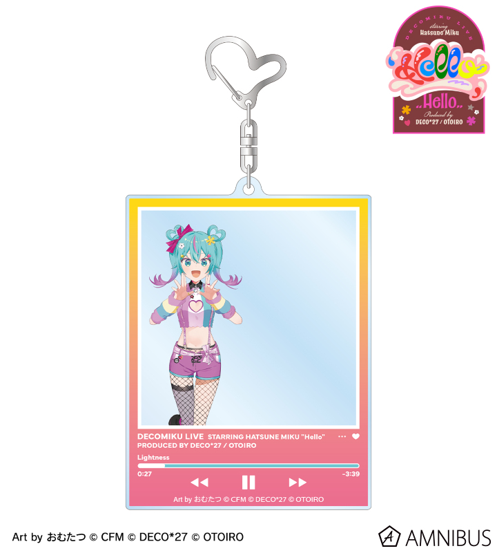 デコミク (ライトネス) Art by おむたつ フォトフレーム風BIGアクリルキーホルダー