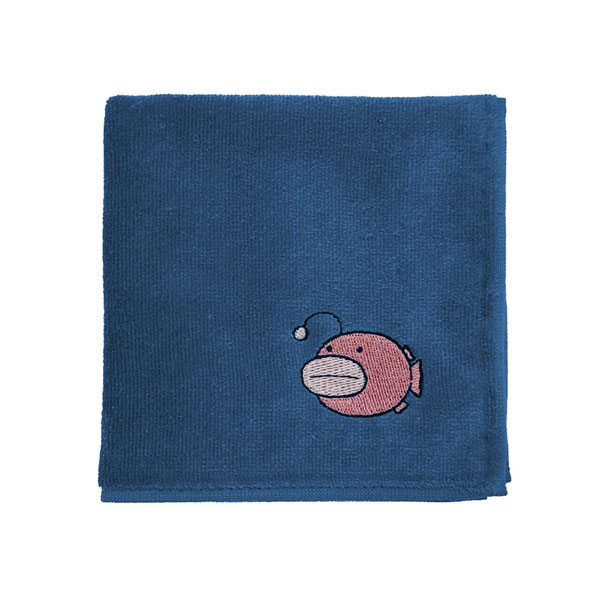 ガールズ&パンツァー 最終章 あんこうチーム 刺繍ハンドタオル/NAVY(再販)
